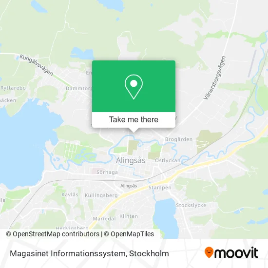 Magasinet Informationssystem map