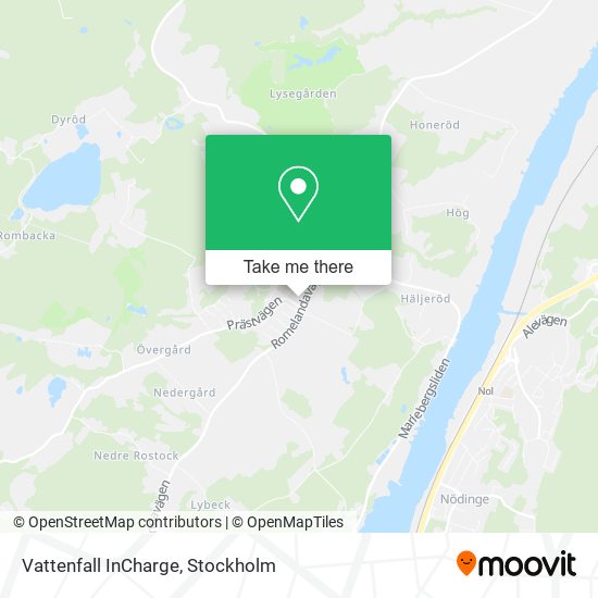 Vattenfall InCharge map