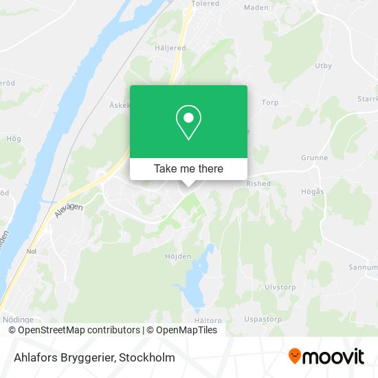 Ahlafors Bryggerier map