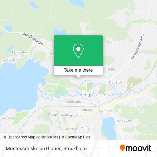 Montessoriskolan Globen map