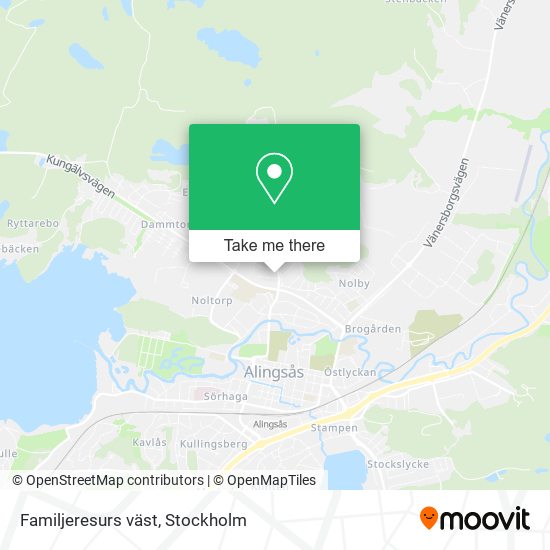 Familjeresurs väst map