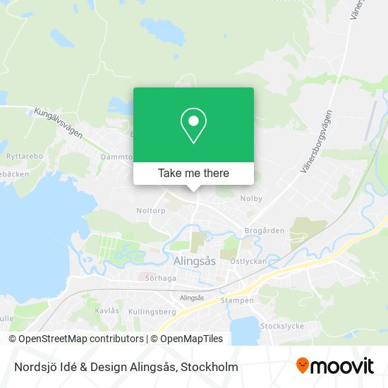 Nordsjö Idé & Design Alingsås map