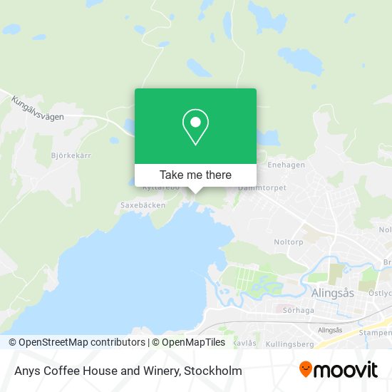 Anys Coffee House and Winery map