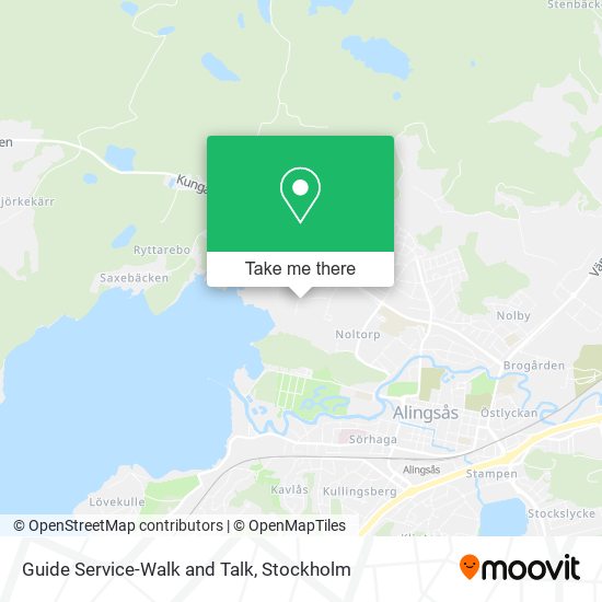 Guide Service-Walk and Talk map