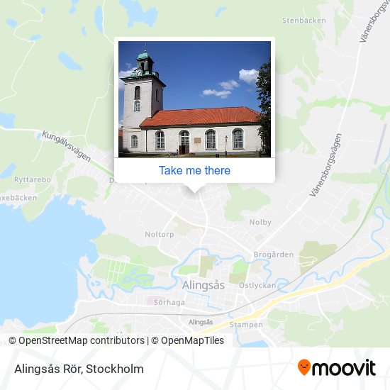 Alingsås Rör map