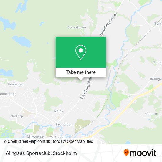 Alingsås Sportsclub map