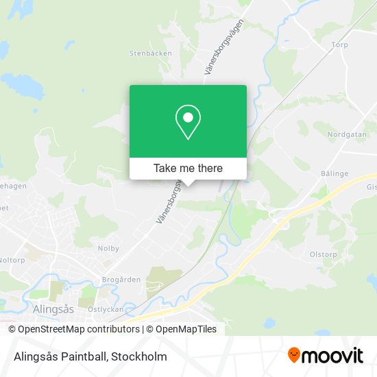 Alingsås Paintball map