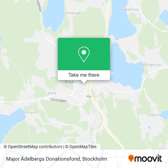 Major Ädelbergs Donationsfond map