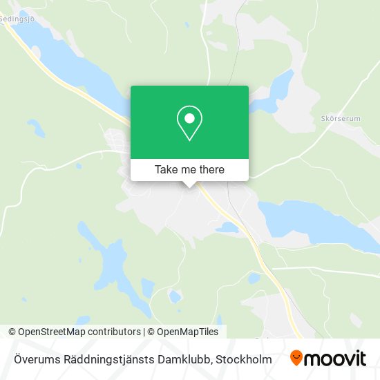 Överums Räddningstjänsts Damklubb map