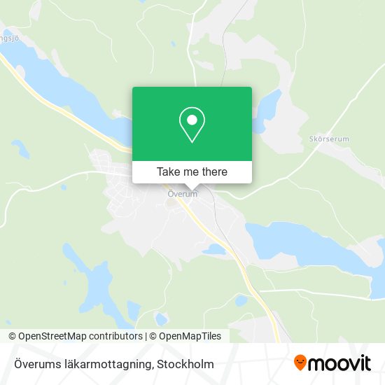 Överums läkarmottagning map