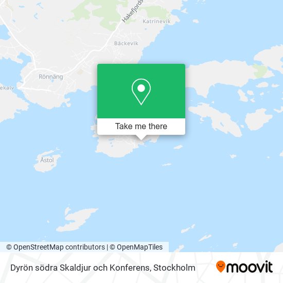 Dyrön södra Skaldjur och Konferens map