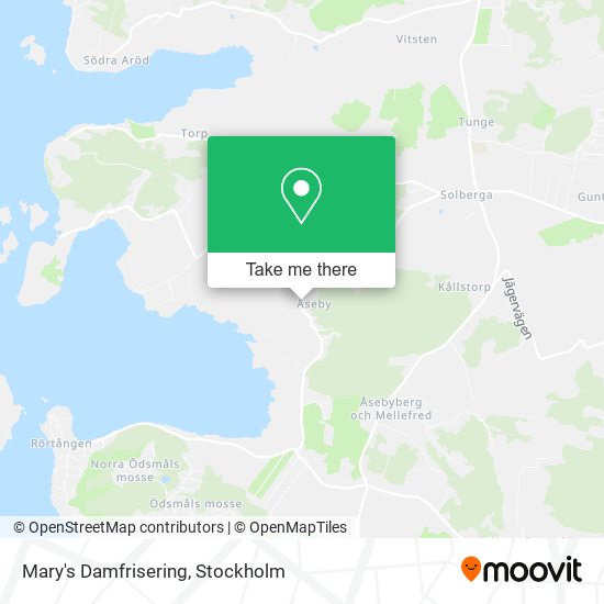 Mary's Damfrisering map