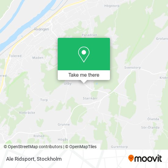 Ale Ridsport map