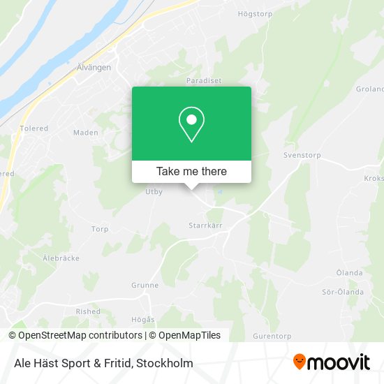 Ale Häst Sport & Fritid map