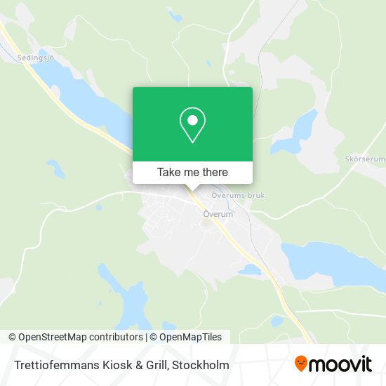 Trettiofemmans Kiosk & Grill map