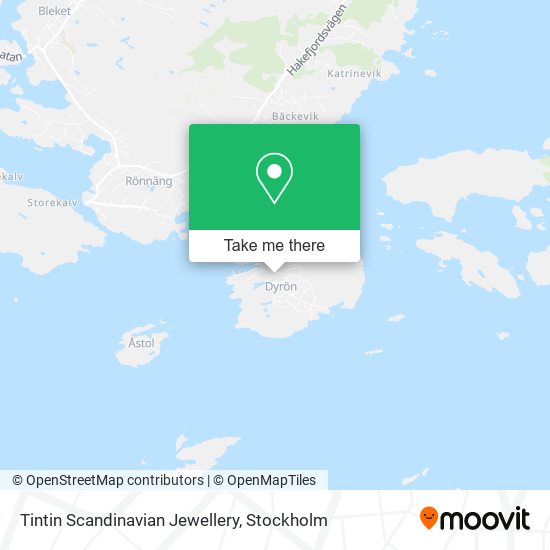 Tintin Scandinavian Jewellery map