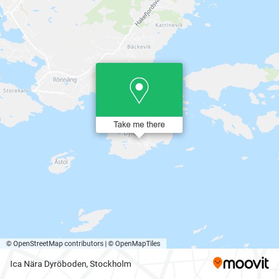 Ica Nära Dyröboden map