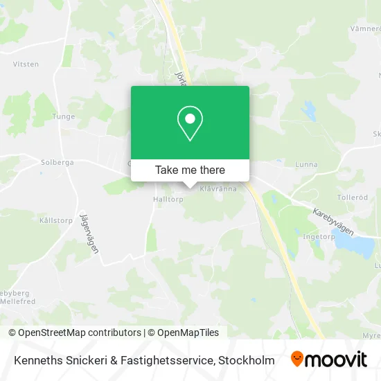 Kenneths Snickeri & Fastighetsservice map