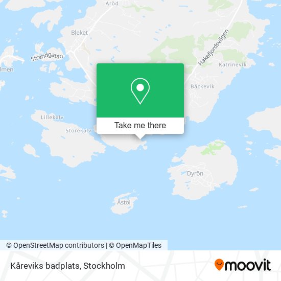 Kåreviks badplats map