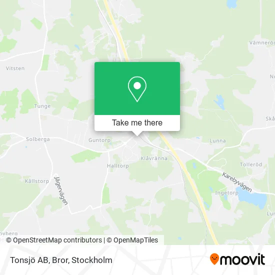 Tonsjö AB, Bror map