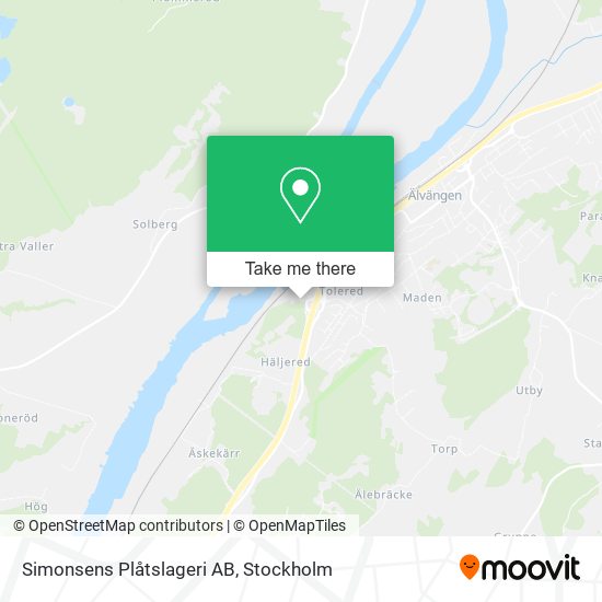 Simonsens Plåtslageri AB map