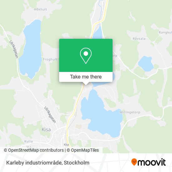 Karleby industriområde map