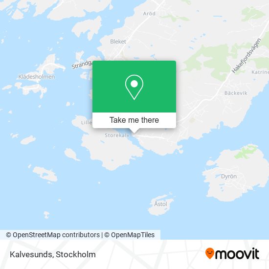 Kalvesunds map