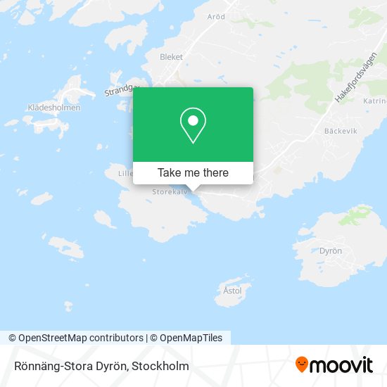 Rönnäng-Stora Dyrön map