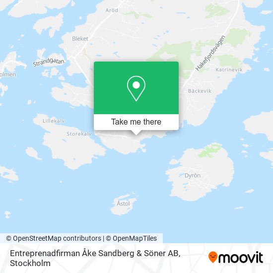Entreprenadfirman Åke Sandberg & Söner AB map