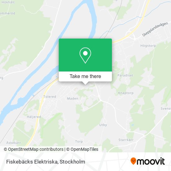 Fiskebäcks Elektriska map