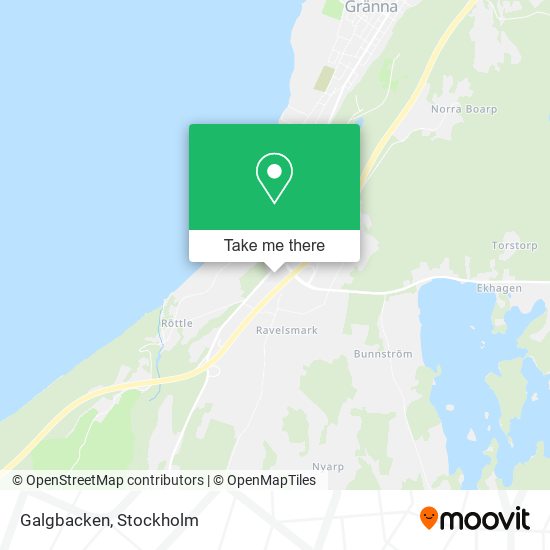 Galgbacken map