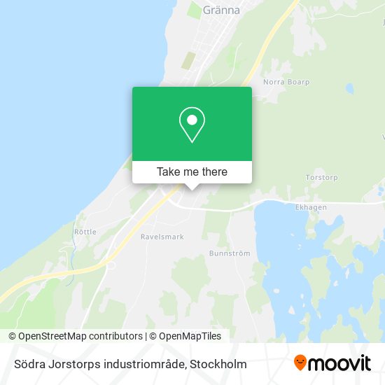 Södra Jorstorps industriområde map