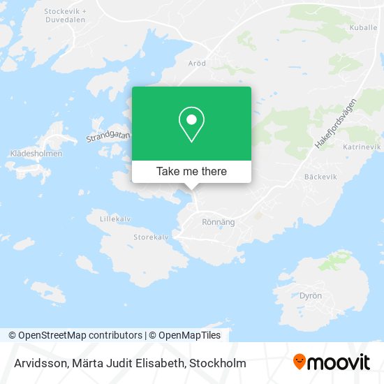 Arvidsson, Märta Judit Elisabeth map