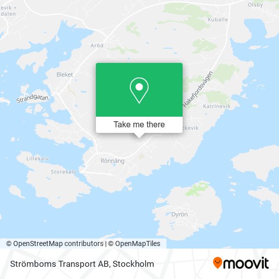 Strömboms Transport AB map