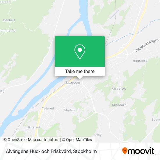 Älvängens Hud- och Friskvård map