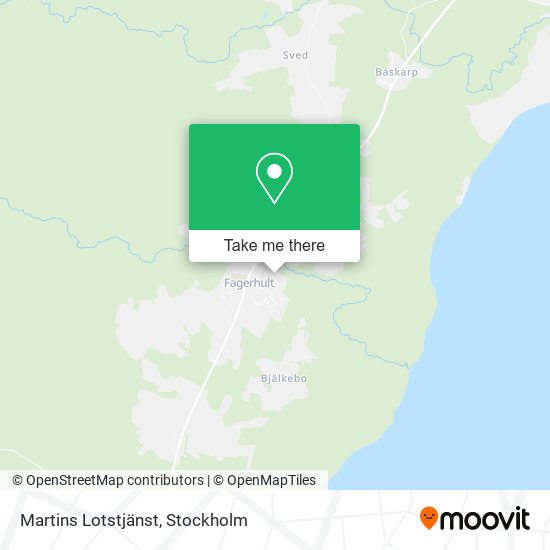 Martins Lotstjänst map