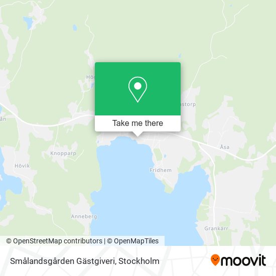 Smålandsgården Gästgiveri map