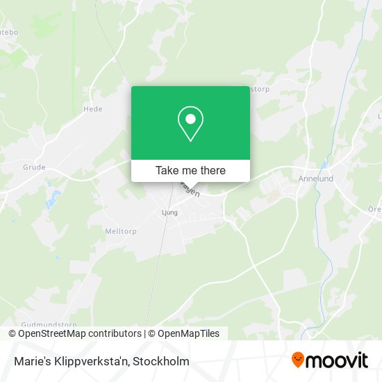 Marie's Klippverksta'n map