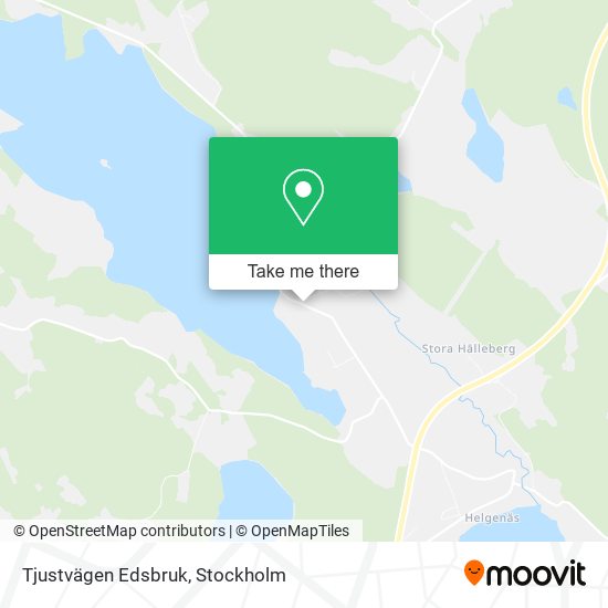 Tjustvägen Edsbruk map