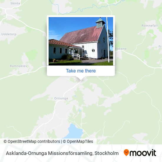 Asklanda-Ornunga Missionsförsamling map