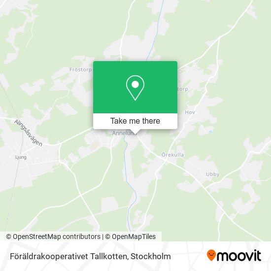 Föräldrakooperativet Tallkotten map