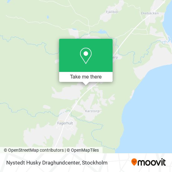 Nystedt Husky Draghundcenter map