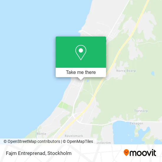 Fajm Entreprenad map