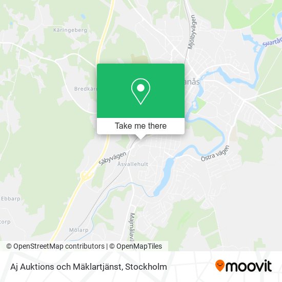 Aj Auktions och Mäklartjänst map