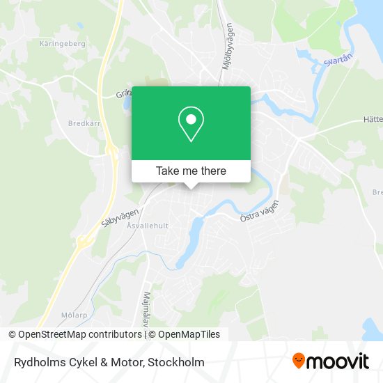 Rydholms Cykel & Motor map