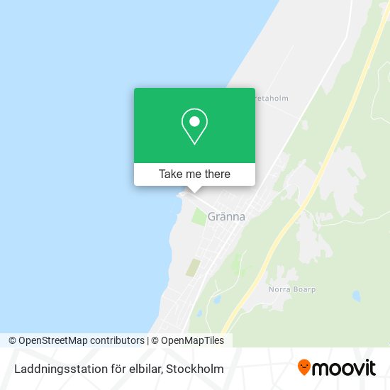Laddningsstation för elbilar map