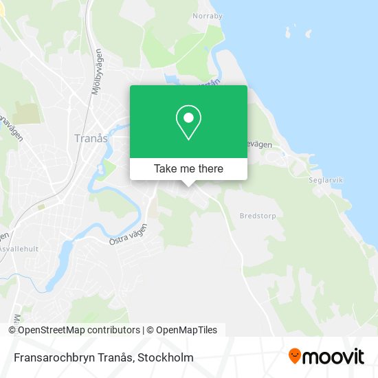 Fransarochbryn Tranås map