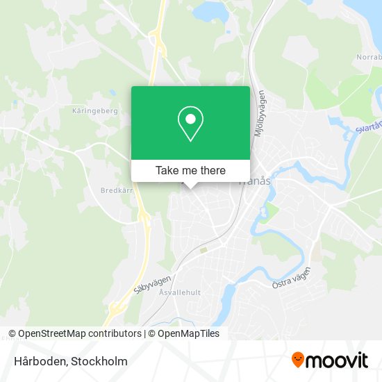 Hårboden map