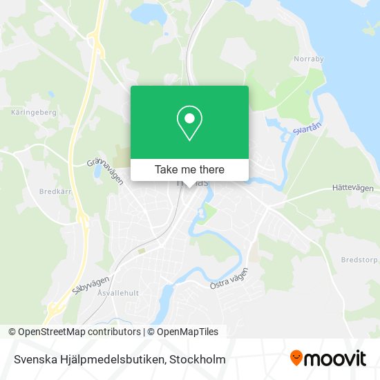 Svenska Hjälpmedelsbutiken map