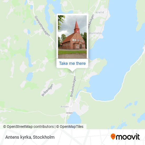 Antens kyrka map